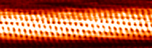 scanning tunneling microscopy image of a CNT